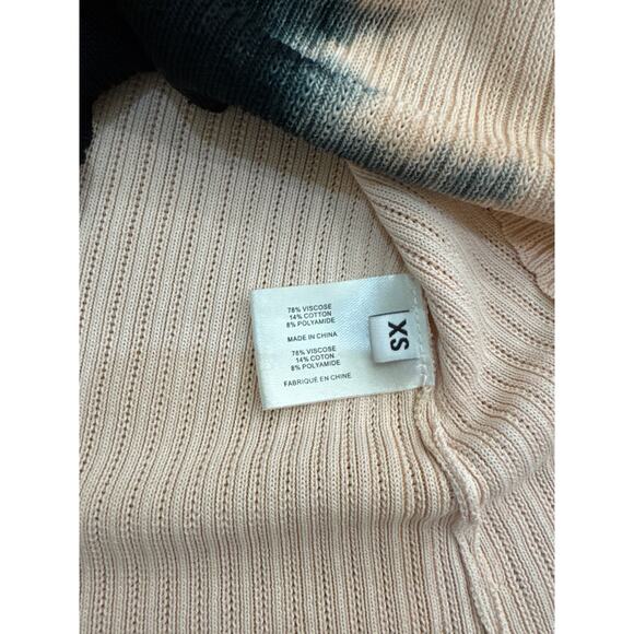 Proenza Schouler Apricot Pink Tie-Dye Ribbed Sweater – Size X - Picture 7 of 8